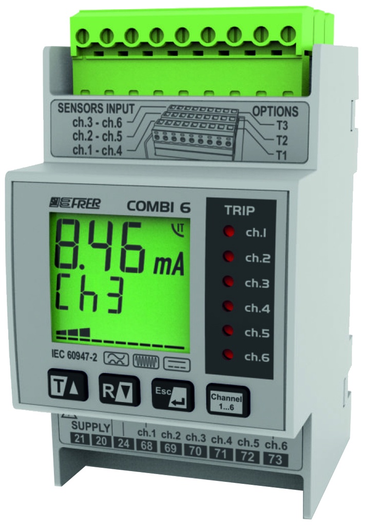 X52UB Class B multichannel differential relays