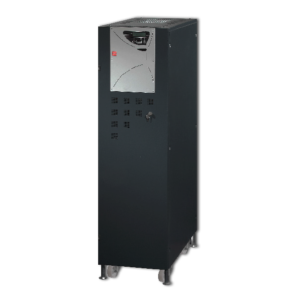 On-line UPS with three-phase input and three-phase output up to 200kVA. Critical applications. RT series