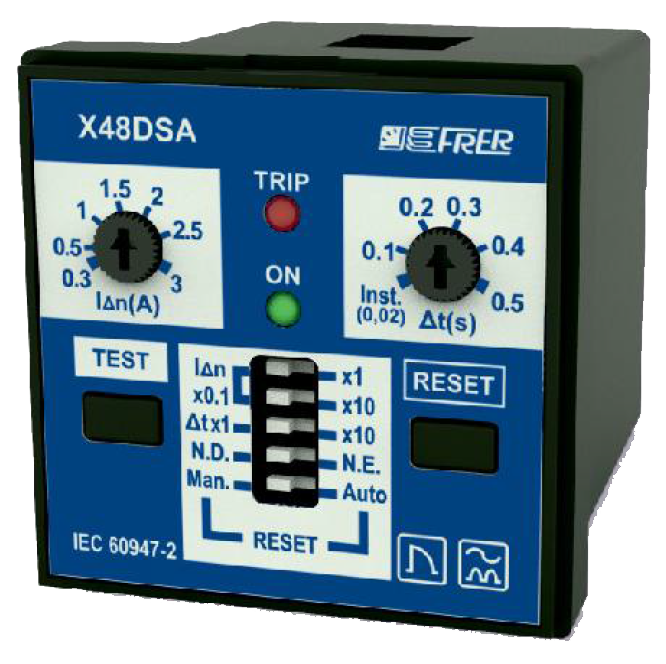 XDS Differential relays DIN rail (3 modules)