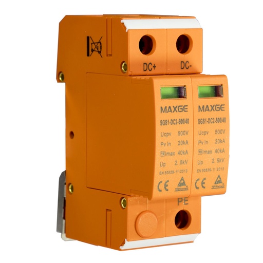 SGS1-D Surge limiters for photovoltaics up to 1500V DC