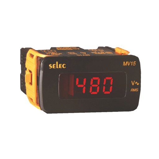 MV15-CU Voltímetros digitales MV tipo LED
